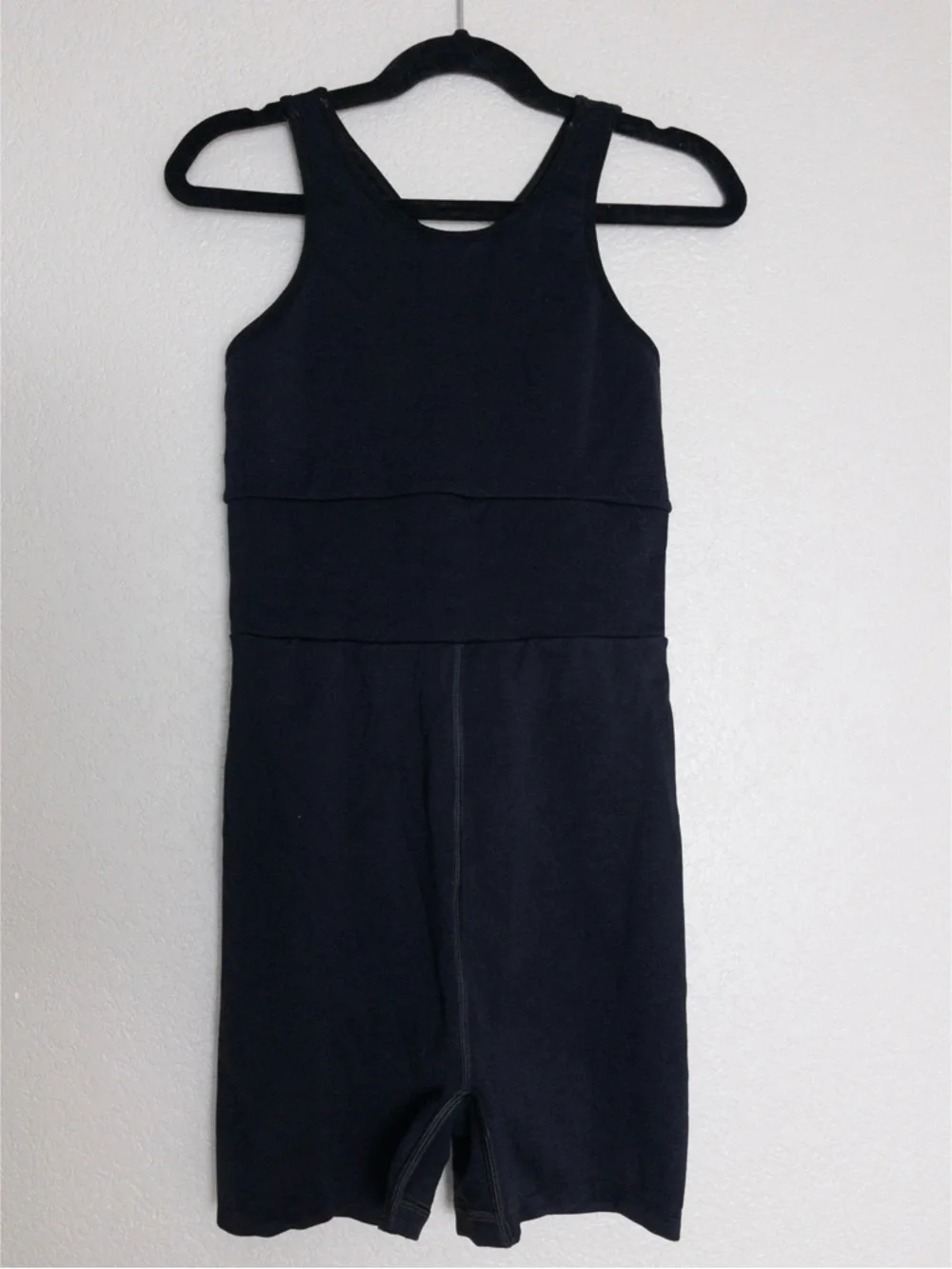 NEW Free People Movement Every Single Time Runsie XS S Black Sleeveless Romper